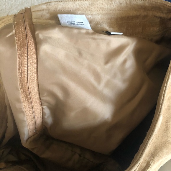 Wilsons NWT Leather Maxima Tan Short Skirt 10 - Picture 9 of 9